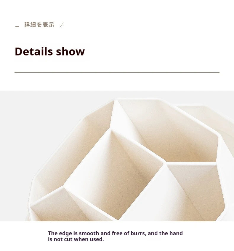 Rotating Pen Holder - Large Capacity Desktop Organizer | 360 Degree Rotation Resin Storage