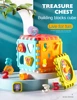 Baby Activity Cube Toddler Toys 7 in 1 Smart Games Educational Color Shape Sorter Musical Toy Bead Maze Counting Learning 4
