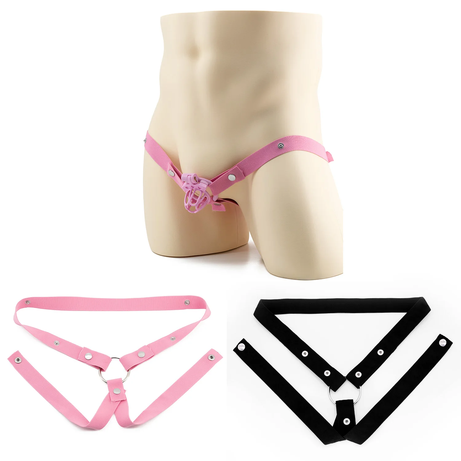 Male Chastity Device Assistant Belt Adjustable Elastic Band Penis Ring penis chastity cage,chastity lock sex toy,chastity cage accessory,penis cock ring,male female sex toy