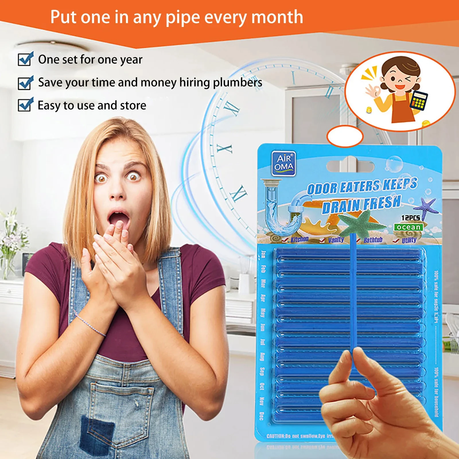 12pcs/set Pipe Cleaning Sticks Sewer Hair Cleaner Pool Cleaning Brush Water Pipe Dredge Tool Bathtub Drain Cleaner Home Supplies