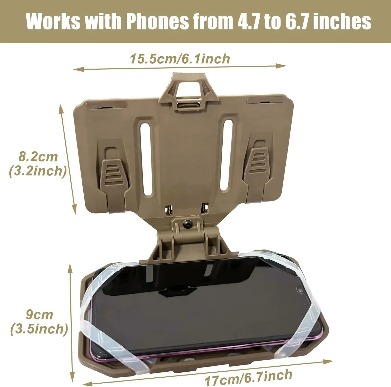 Module Tactique FMA MOLLE Pour Téléphone Et Navigation - Réglable Avec Boussole, Neuf