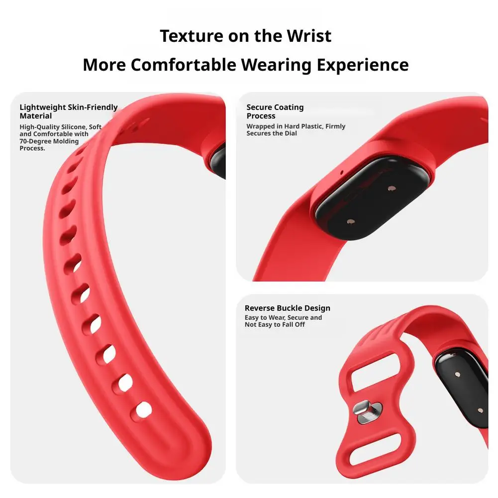 Breathable Sport Silicone Strap - Replacement Wristband