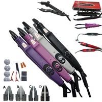 Loof Professional New Adjustable Temperature 220℃ Smart Mini Heating Tip Hair Extension Plier Iron, Fusion Keratin Bonding Tools 1