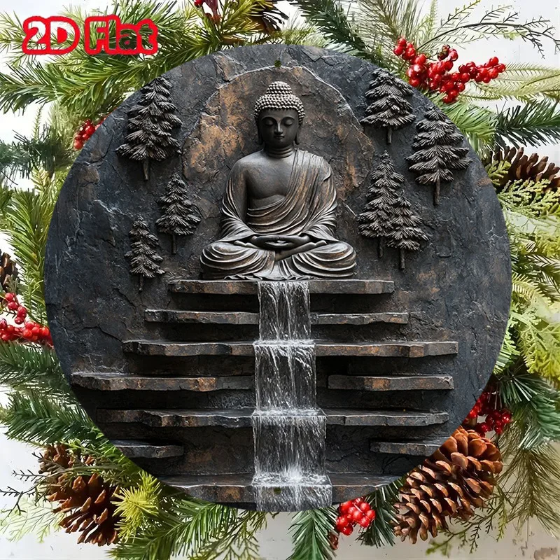Vintage Buddha Meditation Wall Art 5