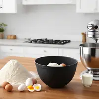 Revêtements de bol de mélangeur sur socle en Silicone, pour tête inclinable KitchenAid, accessoires de mélangeur de 5 litres, ensemble de gadgets de Cuisine utiles 6