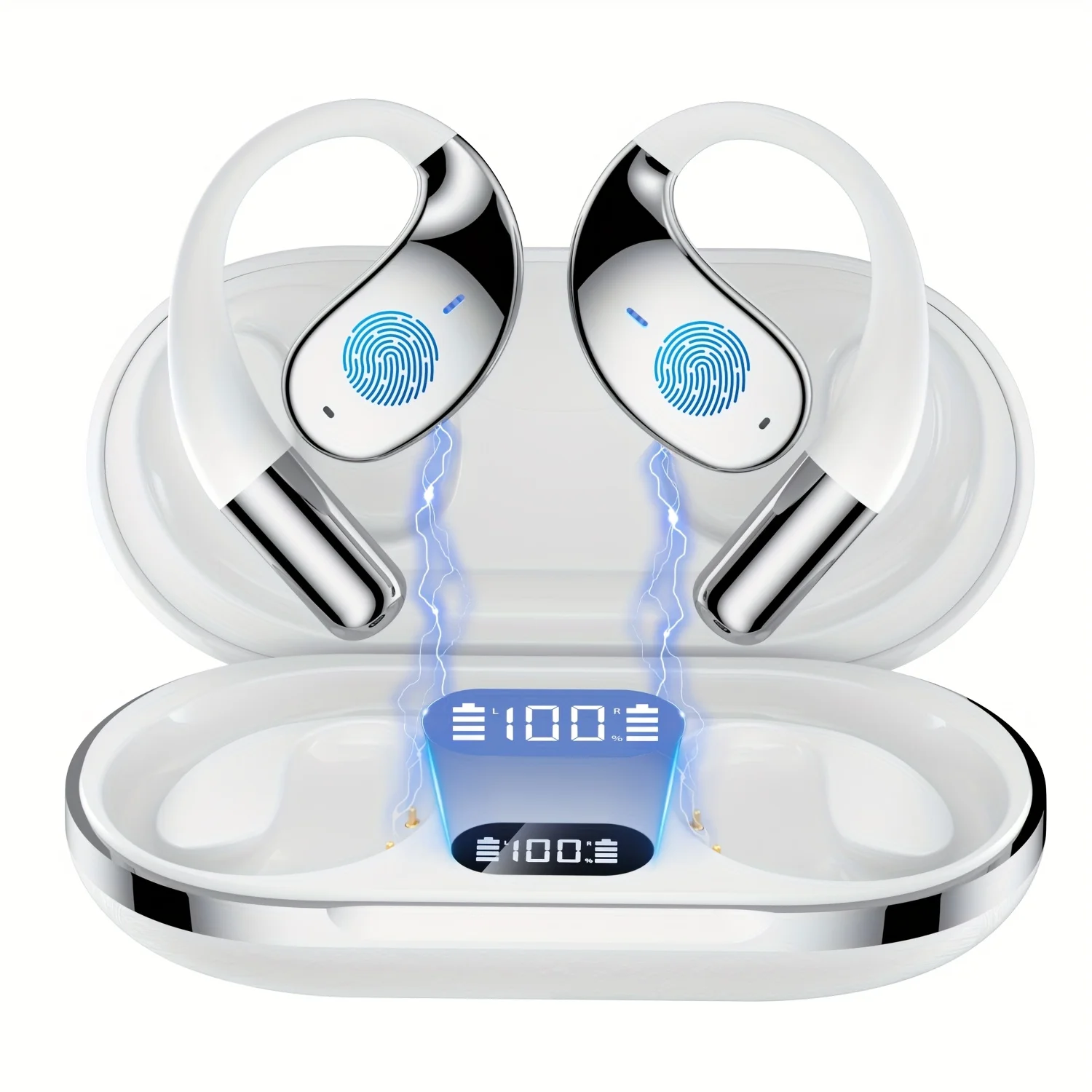 AI translation headset, bone conduction wireless headset, real-time translation in 144 languages, intelligent noise cancellation 4