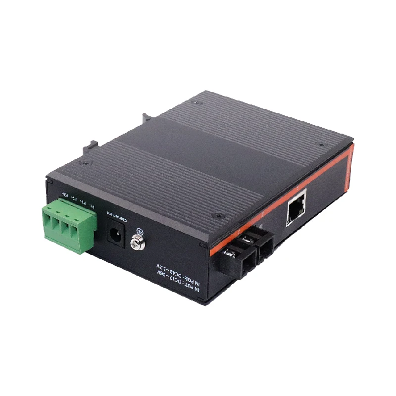 Single-mode dual fiber, SC port Fiber Optic Media Converter 1000Mbps SFP Fiber Switch with SFP Module