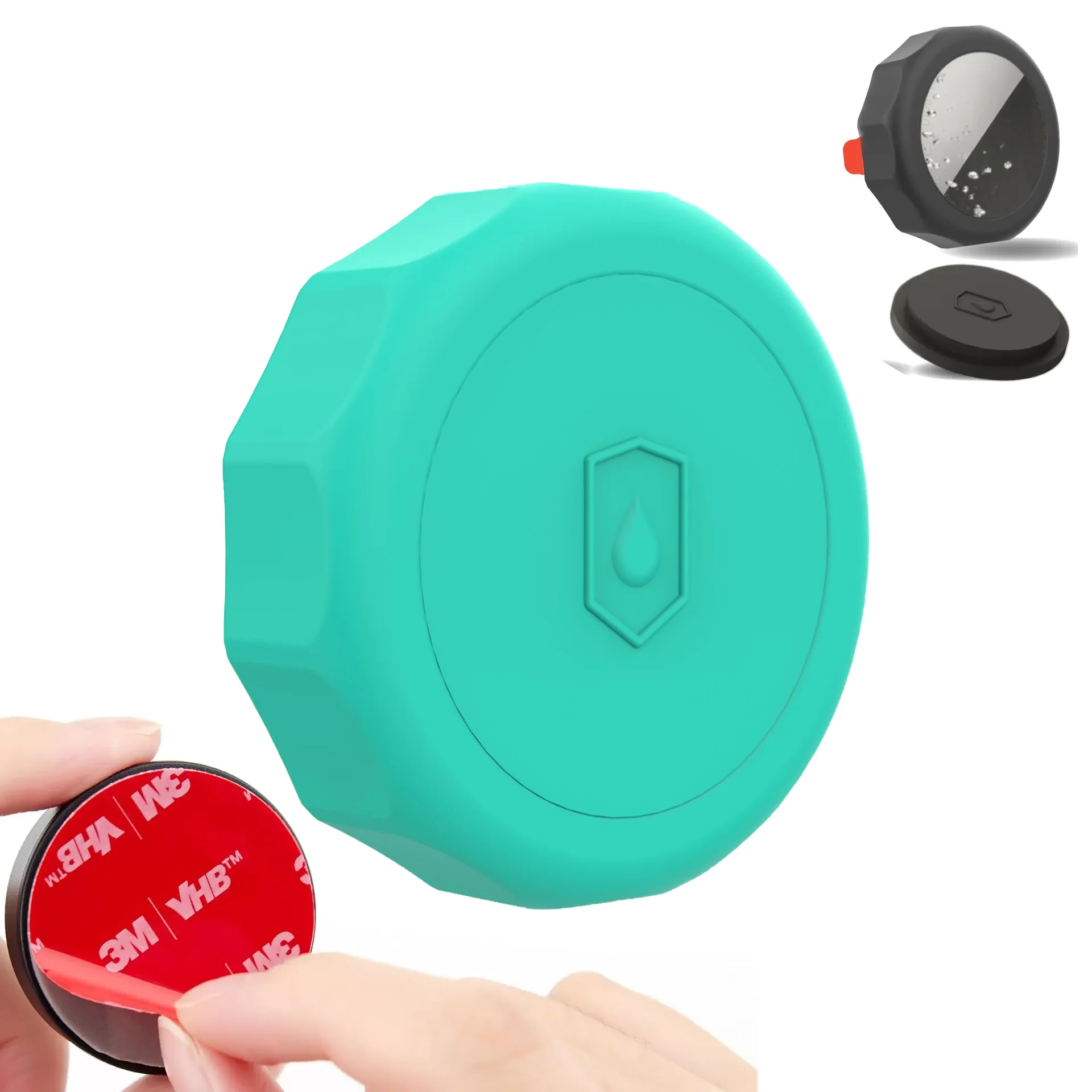 Magnetic Holder Case with Hidden Silicone Protective Cover for Secure Metal Surface Mounting