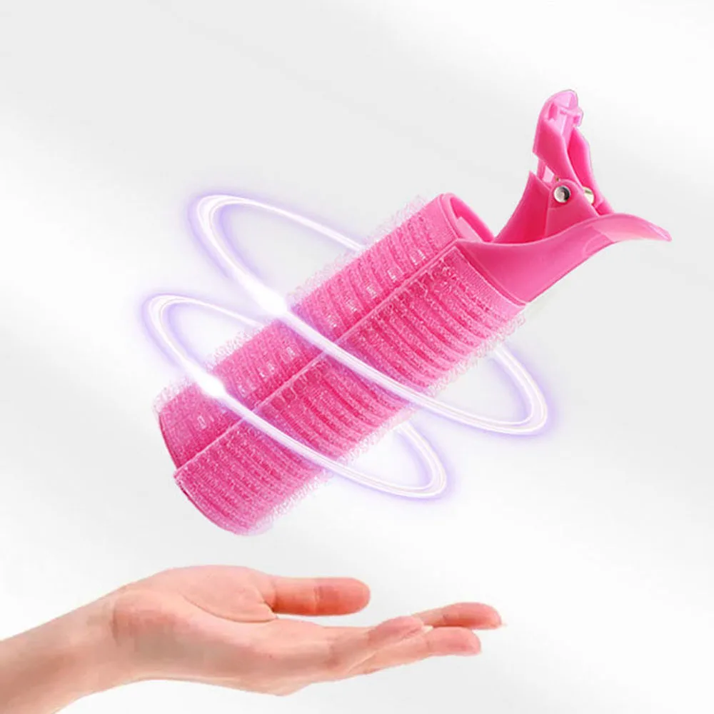 Hair Styling Tool Hair Curling Tools 2Pcs Lazy Self-adhesive Hair Rollers Set Hair Root Fluffy Clip Air Bangs Curling Curler Hairdressing DIY Magic Styling Roller