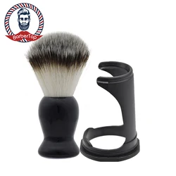 Professional Men Black Shaving Brush Men Facial Cleaning Tools Facial Clean Brushes Barbershop Hairstylist Styling Accessories