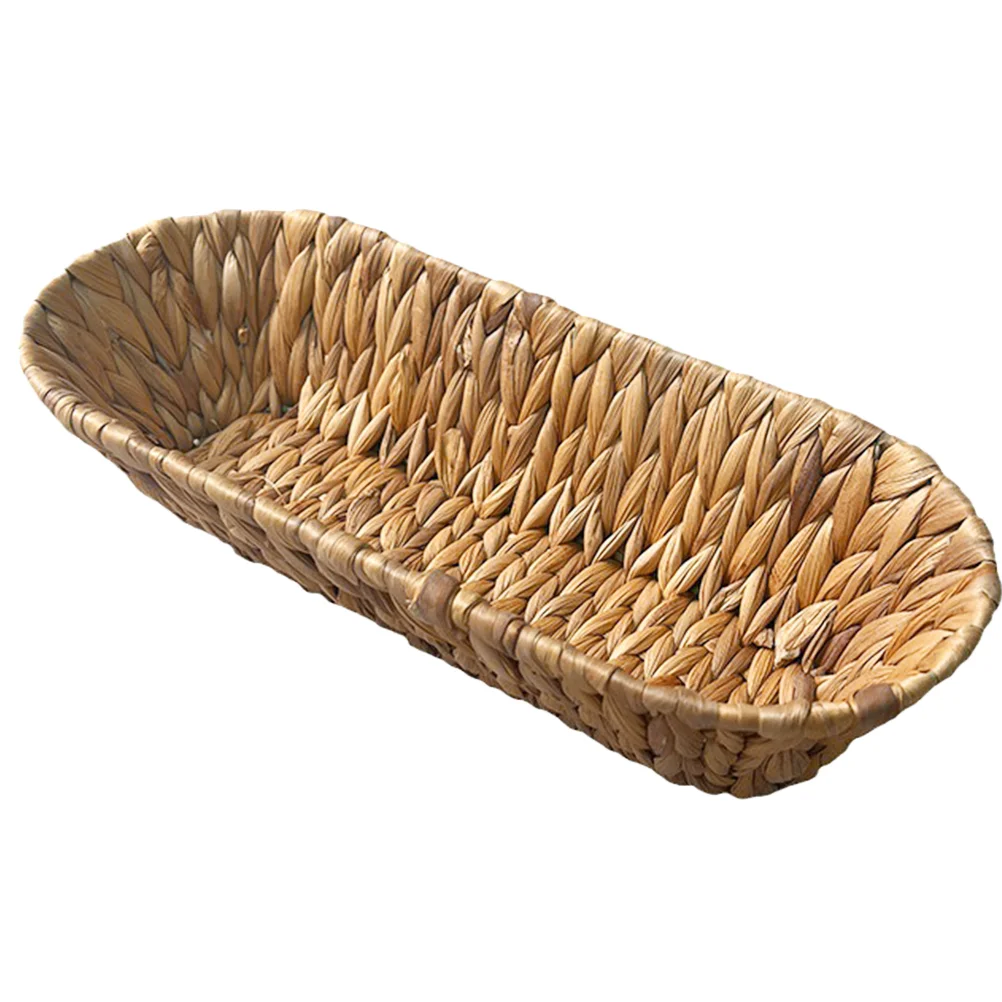 

Bread Basket Woven Organizer Basket Food Serving Basket Tabletop Storage Container