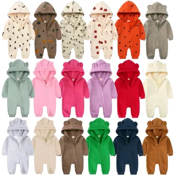 Baby Winter Fleece Romper 1
