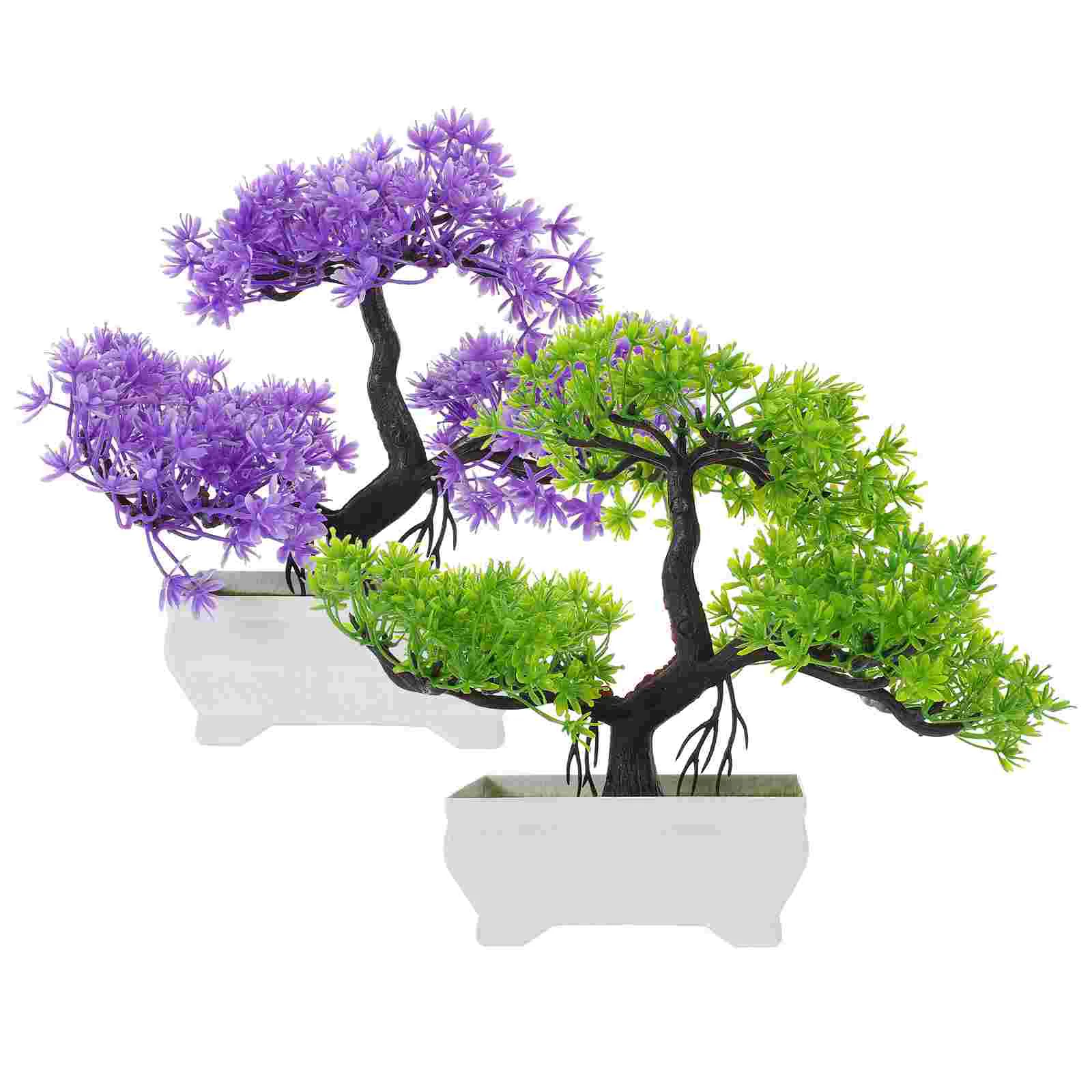 

Simulation Welcome Pine Artificial Fake Plant Desktop Adornments Small Bonsai Tree Realistic Ornaments Mini Plants