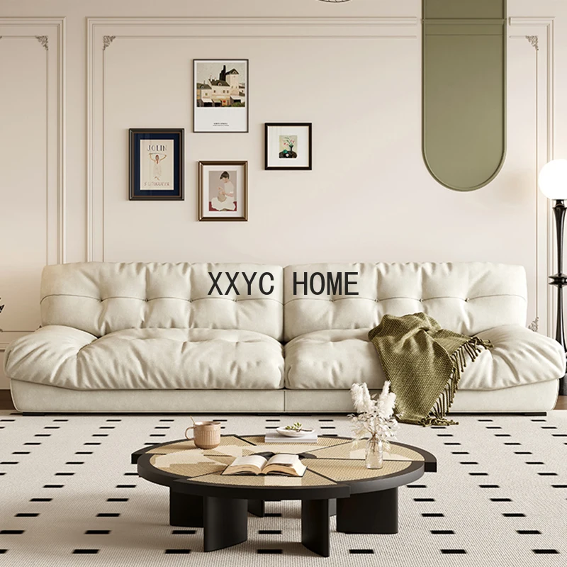 

Double Living Room Lazy Modern Family Designer Elegant Sofas Home Economic Puff Nordic Furniture