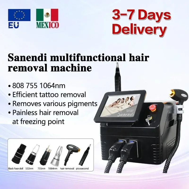 

Picosecond laser Tattoo Removal Q Switch Nd Yag Pigment Removal Diode Laser Ice Hair Removal Machine