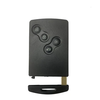 Okey Car Key 4 Button Shell per Renault Megane Laguna Koleos Fluence Scenic Clio Captur Remote Card Smart Key Shell Cover Case - Okey Car Key 4 Button Shell per Renault Megane Laguna Koleos Fluence Scenic Clio Captur