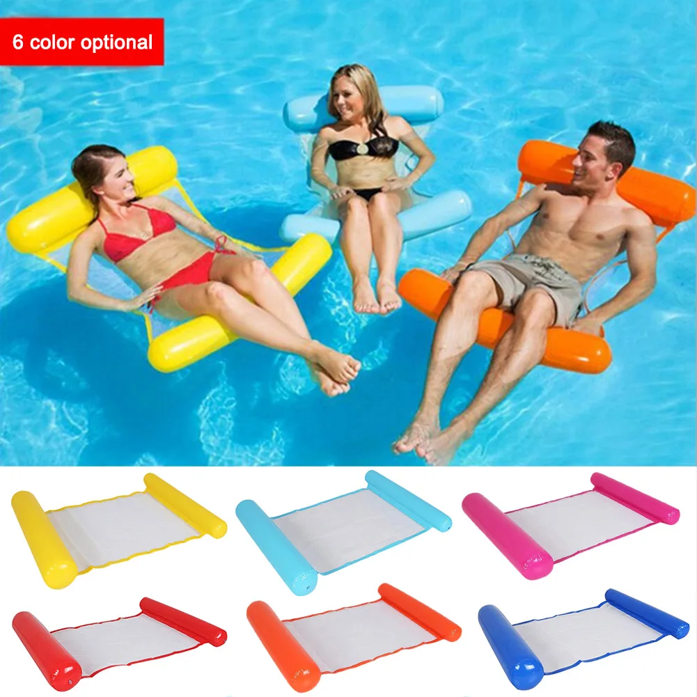 Outdoor Foldable Water Hammock Swimming Pool Inflatable Air Mattress