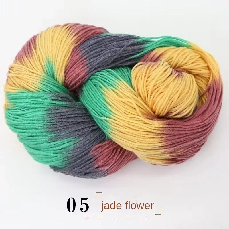 Fil à Crochet Acrylique Dégradé Multicolore SONEW - épaisseur Moyenne Pour Chapeaux, Pantoufles