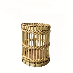Elegant Hand - Woven Rattan Stationery Organizer - Ideal (Small)