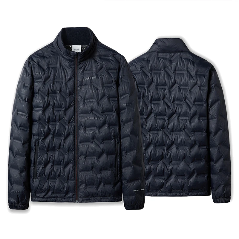 Down Jackets Men's Winter Jacket Down Climbing Clothes Hiking Sportswear 80% White Duck Down Coat Warm Camping Outing Trekking