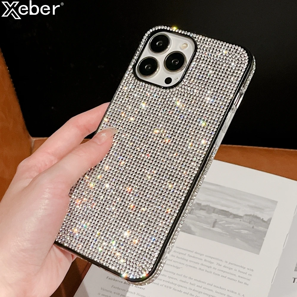 Luxury Colorful Diamond Glitter Rhinestone Shockproof Phone Case