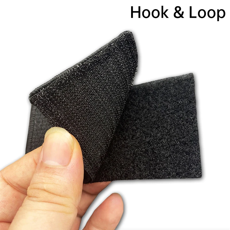 Patch Adhesive Hook - Black 5ft