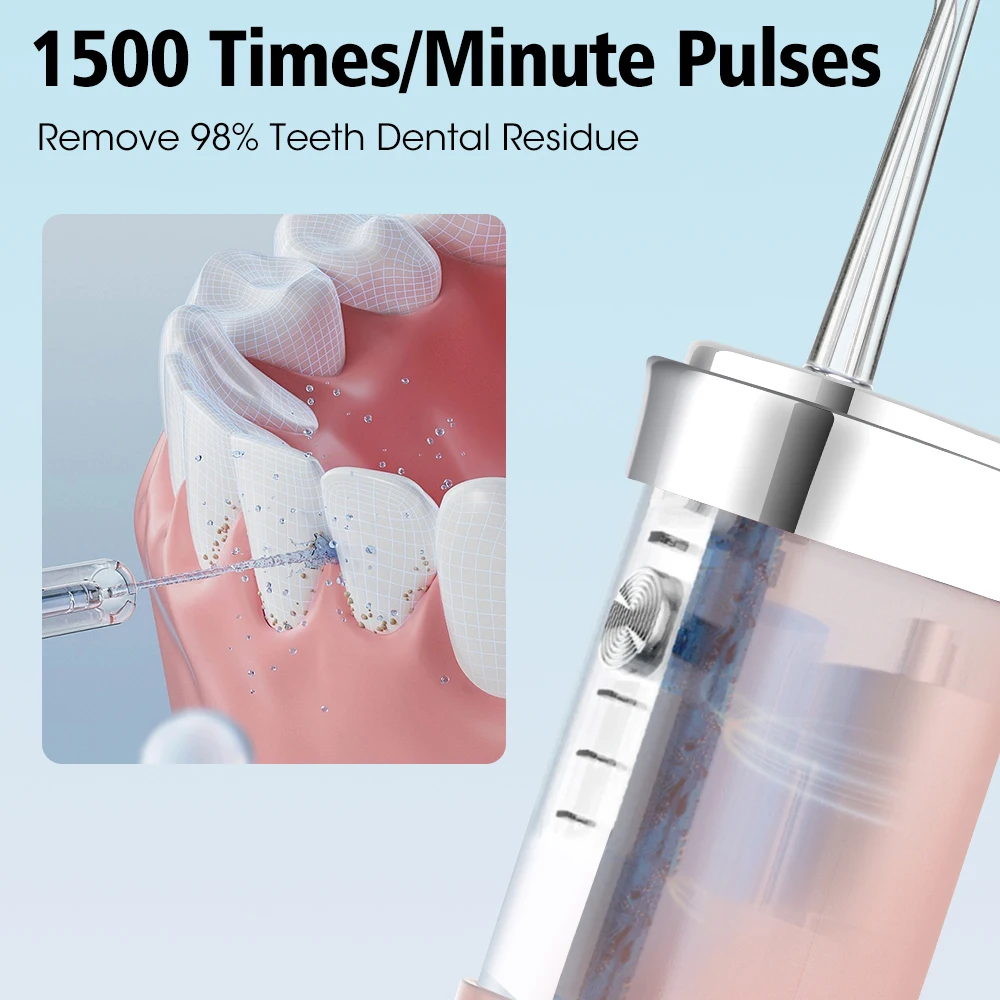 Waterproof Electric Oral Irrigator Cordless Dental Flosser