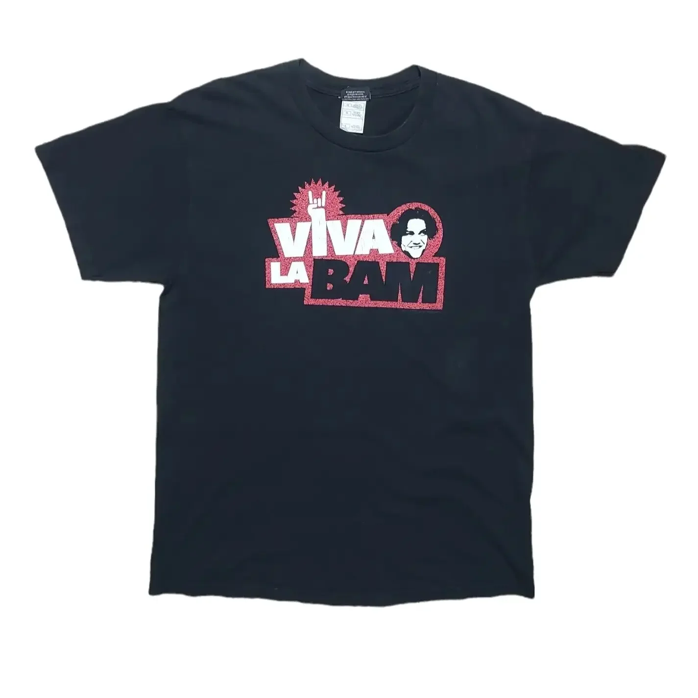 

Винтажная Лицензированная Официальная футболка 2004 Viva La Bam Jackass MTV Bam Маргера Sz L