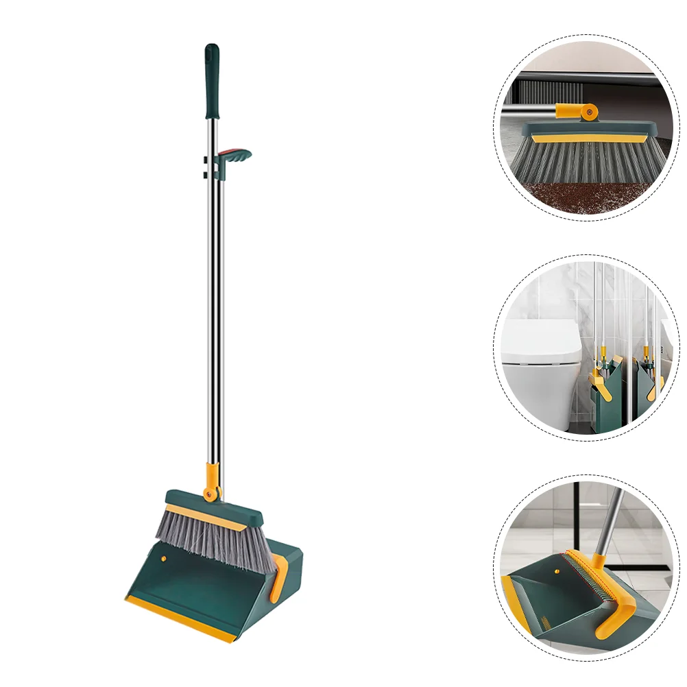 

1 Set of Standing Dustpan Broom Set Handheld Broom Dustpan Set Home Office Cleaning Broom Set