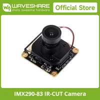 Waveshare IMX290-83 IR-CUT Camera, Starlight Camera Sensor, Fixed-Focus, 2MP, Supports Raspberry PI 4B/3B+ /3A+/Zero/Zero 2 W 1