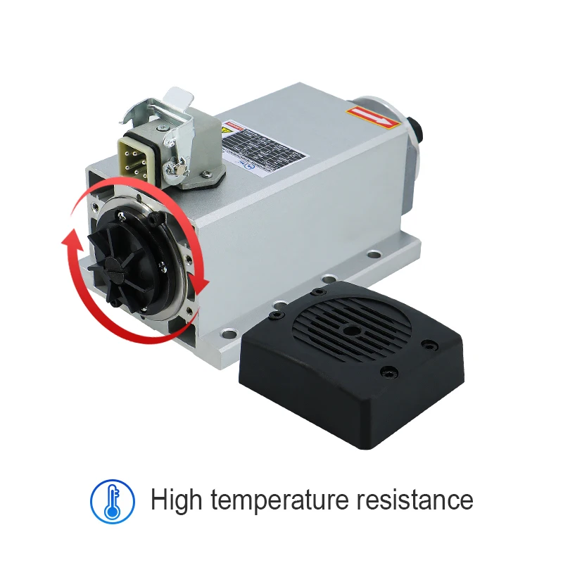 1.5kw 220v / 110v ER11 24000RPM 400HZ air cooled spindle YL620 inverter VFD Aviation plug CNC engraving milling machine Air Cooled Spindle Motor Spindle Set High Speed Motor