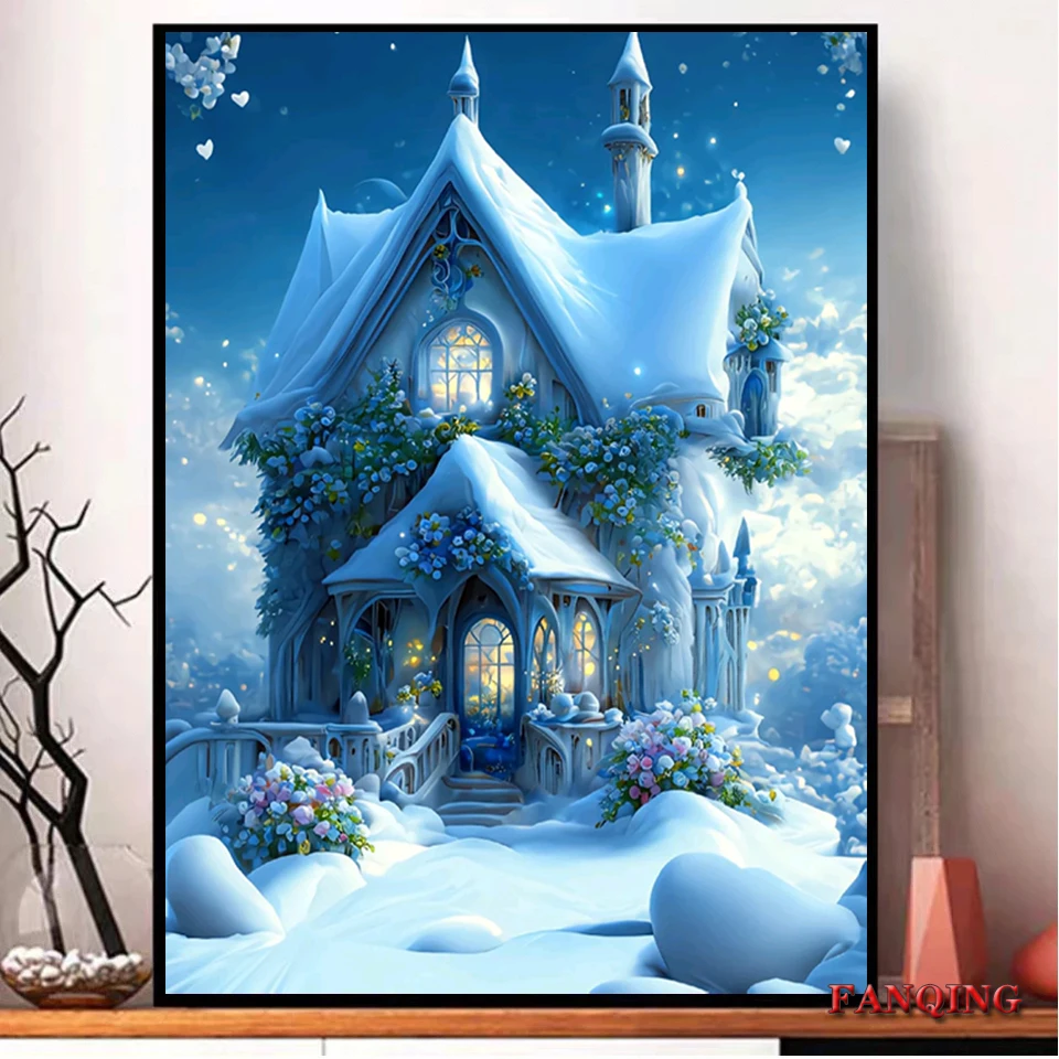 Seaside House Scenery Diamond Painting Kits Stitch Diamond Art Painting  Kits Stamped Cross Stitch Kit Art Custom Mother Kids Hot - AliExpress