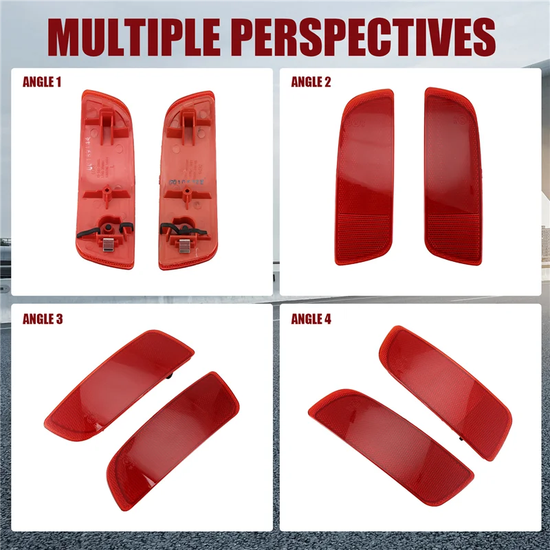 ABIF-리어 범퍼 브레이크 라이트 쉘 테일 턴 신호 반사판 램프 커버 Renault Koleos 2008-2016 26565JY00A 26560JY00A