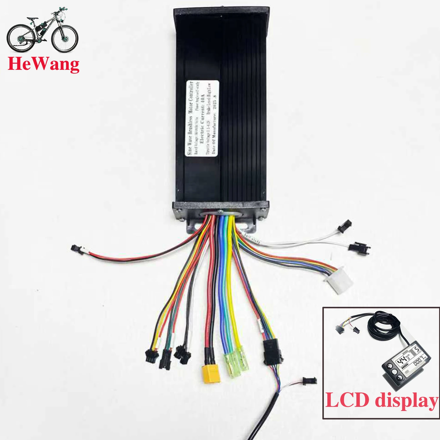 1000W-2000W 40A E-bike 3-mode sine wave brushless motor controller 36V/48V-64V