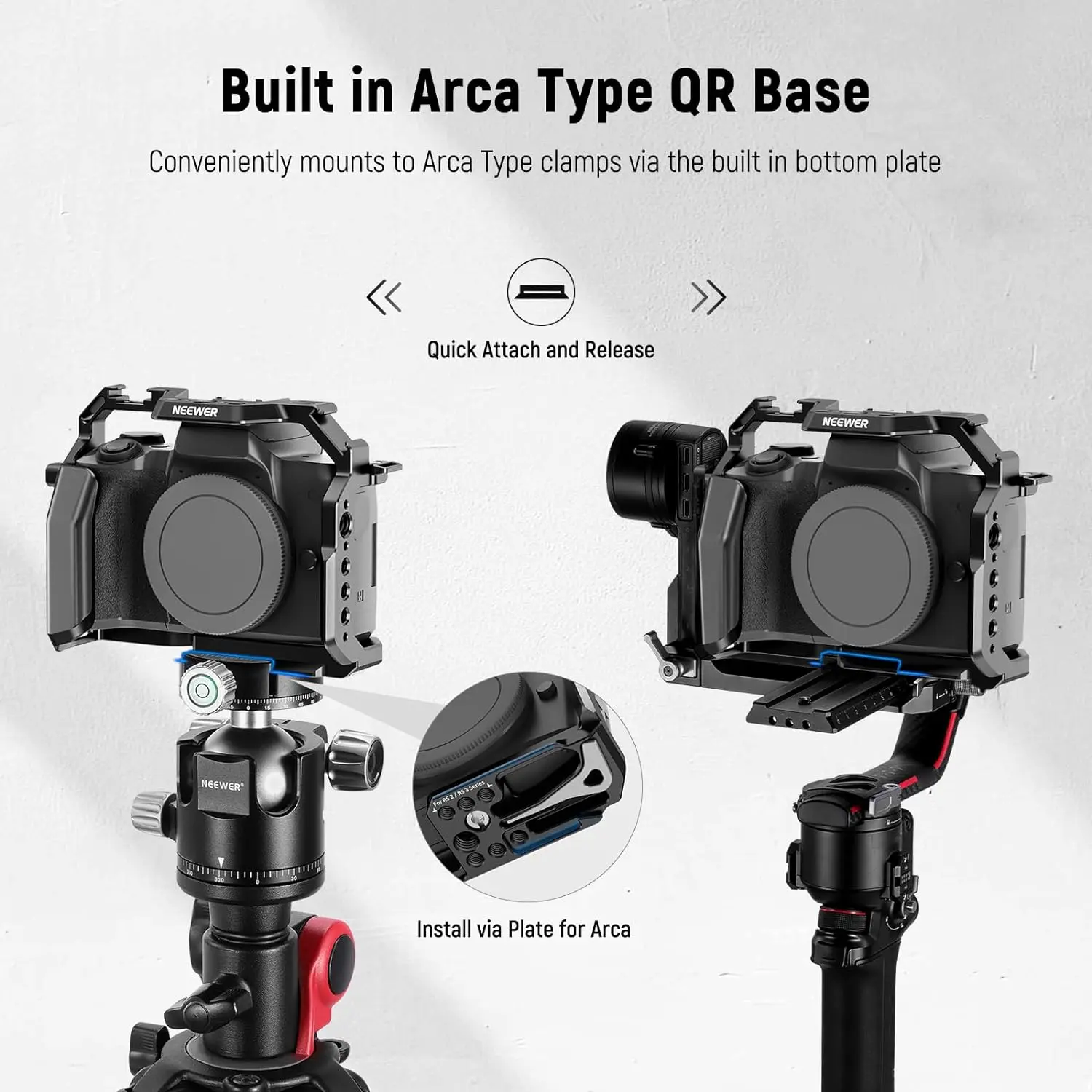 NEEWER X-S20 Camera Cage Full Access Protective Metal Rig