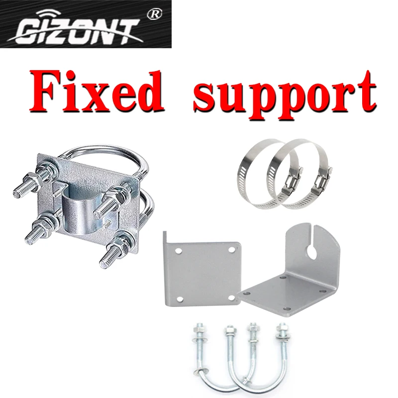 L 자형 U 클립 벽 마운트 야외 유리 섬유 스테인레스 스틸 차량 안테나베이스 일반 고정 홀더 브래킷 발코니 마운트