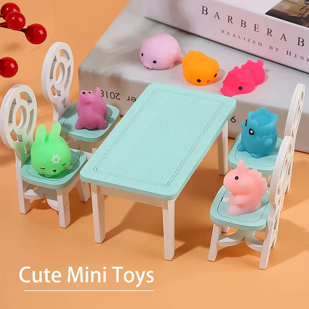 72PCS Mochi Squishy Toys Squishies Fidget Toys Kawaii Animals for Party Favors Classroom Prize Fillers Pack Bulk Gift Boys Girls 3