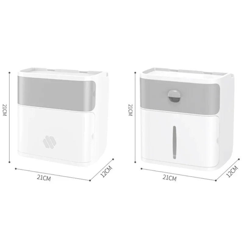 Toilet paper holder bathroom waterproof storage box storage rack wall mounted waterproof rack bathroom accessories