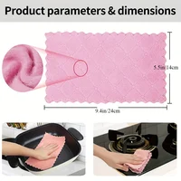 10/20pcs Kitchen Towels And Dishcloths Rag Set Small Dish Towels For Washing Dishes Dish Rags For Cooking Baking-Random Color 3