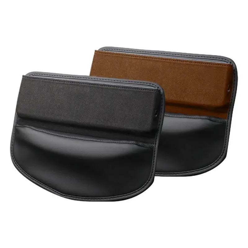 

Car Seat Side Pocket Organizer PU Multifunctional Auto Crevice Organizer Reliable Seat Gap Catcher For Cars Interior Accessories