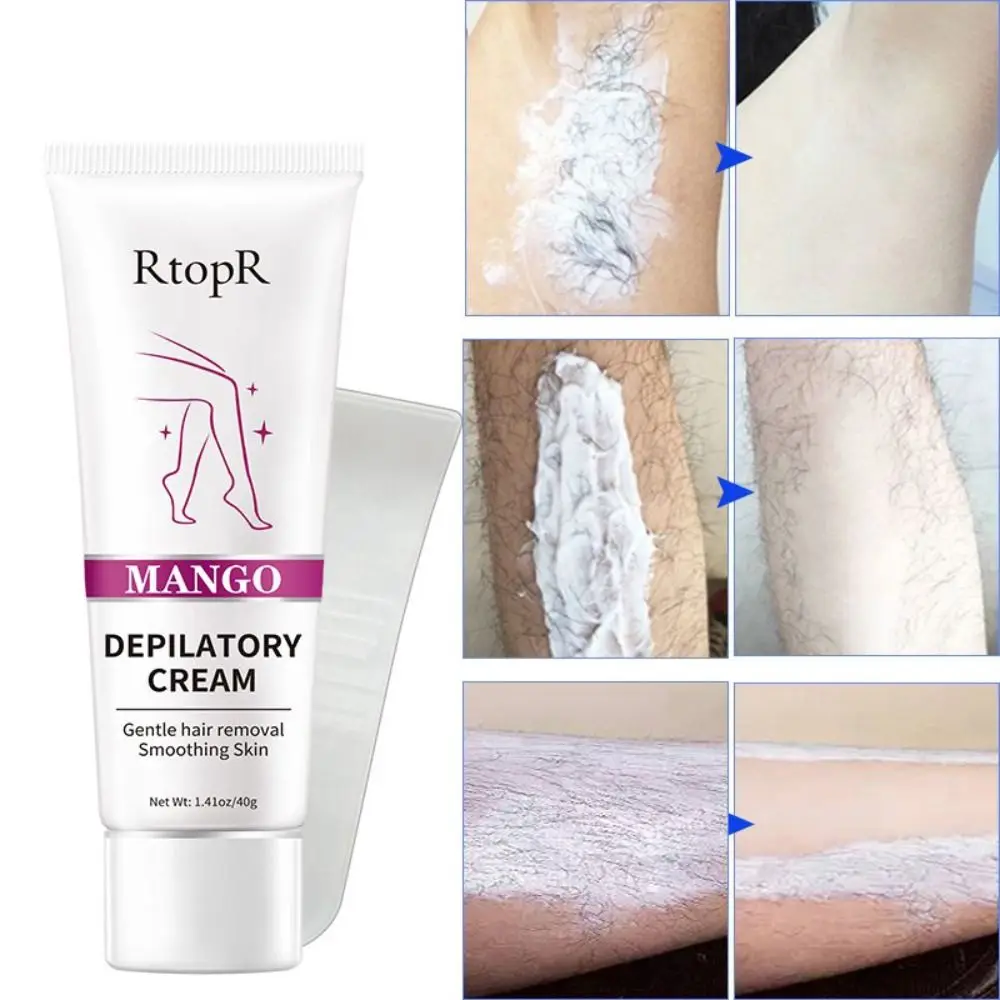 

Painless Mango Depilatory Cream Hair Inhibition Body Care Whitening Hair Removal Cream Moisturizing Private Part for Women Men