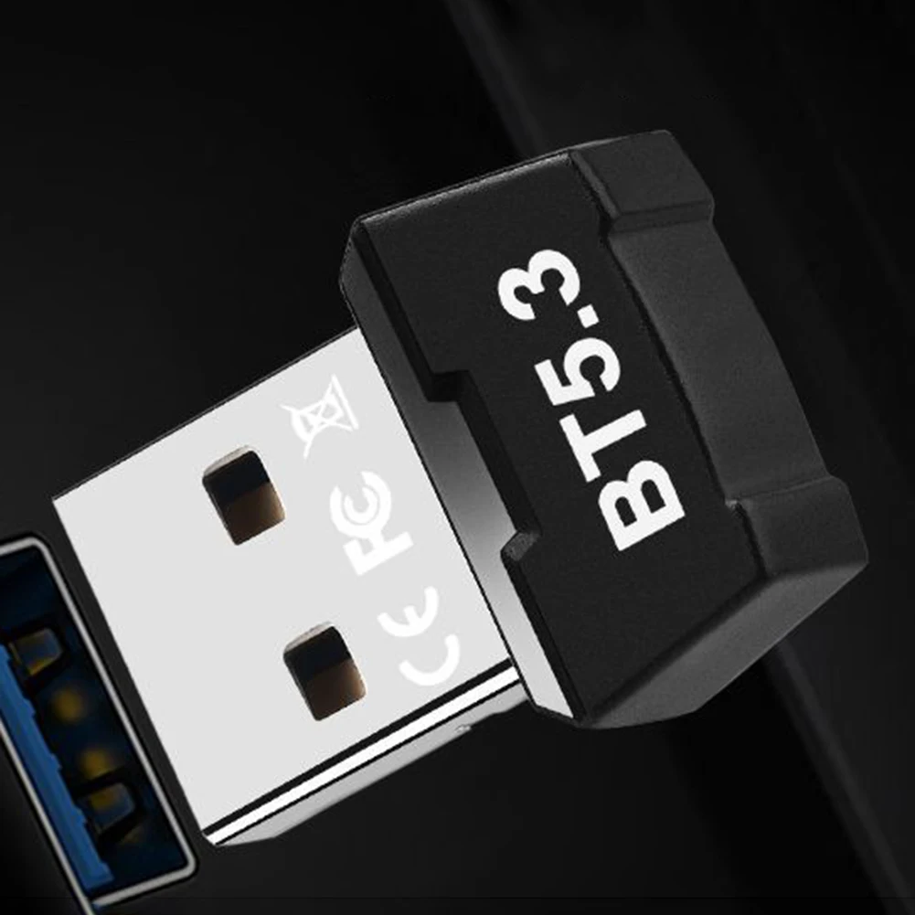 Mini Wireless USB Adapter 3Mbps Music Audio Receiver Transmitter Bluetooth-Compatible 5.3 for PC Speaker Mouse Gamepad 1 Mini Wireless USB Adapter 3Mbps Music Audio Receiver Transmitter Bluetooth-Compatible 5.3 for PC Speaker Mouse Gamepad 1