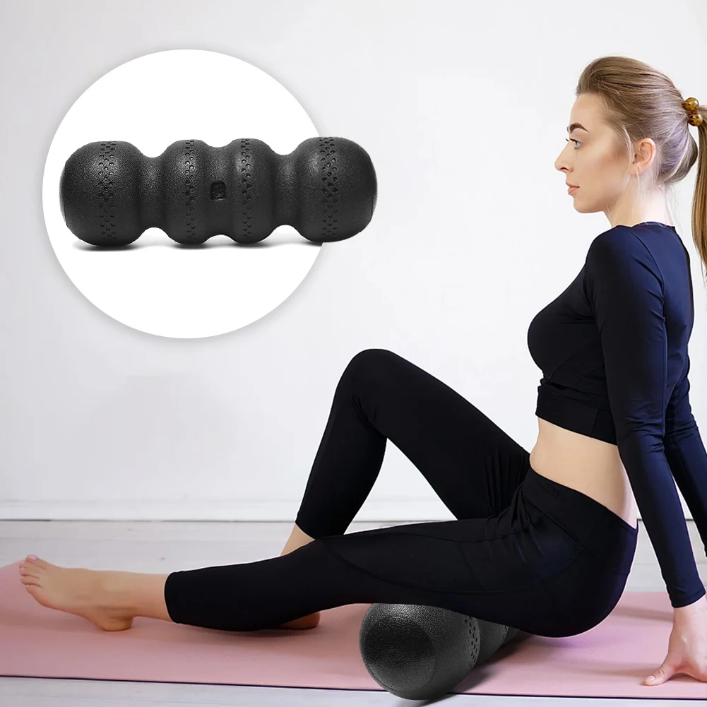 1/2Pcs Yoga Foam Roller Bone Shape Foam Roller Relax Tight Muscles Peanut Yoga Myofascial Release Exercise Fitness