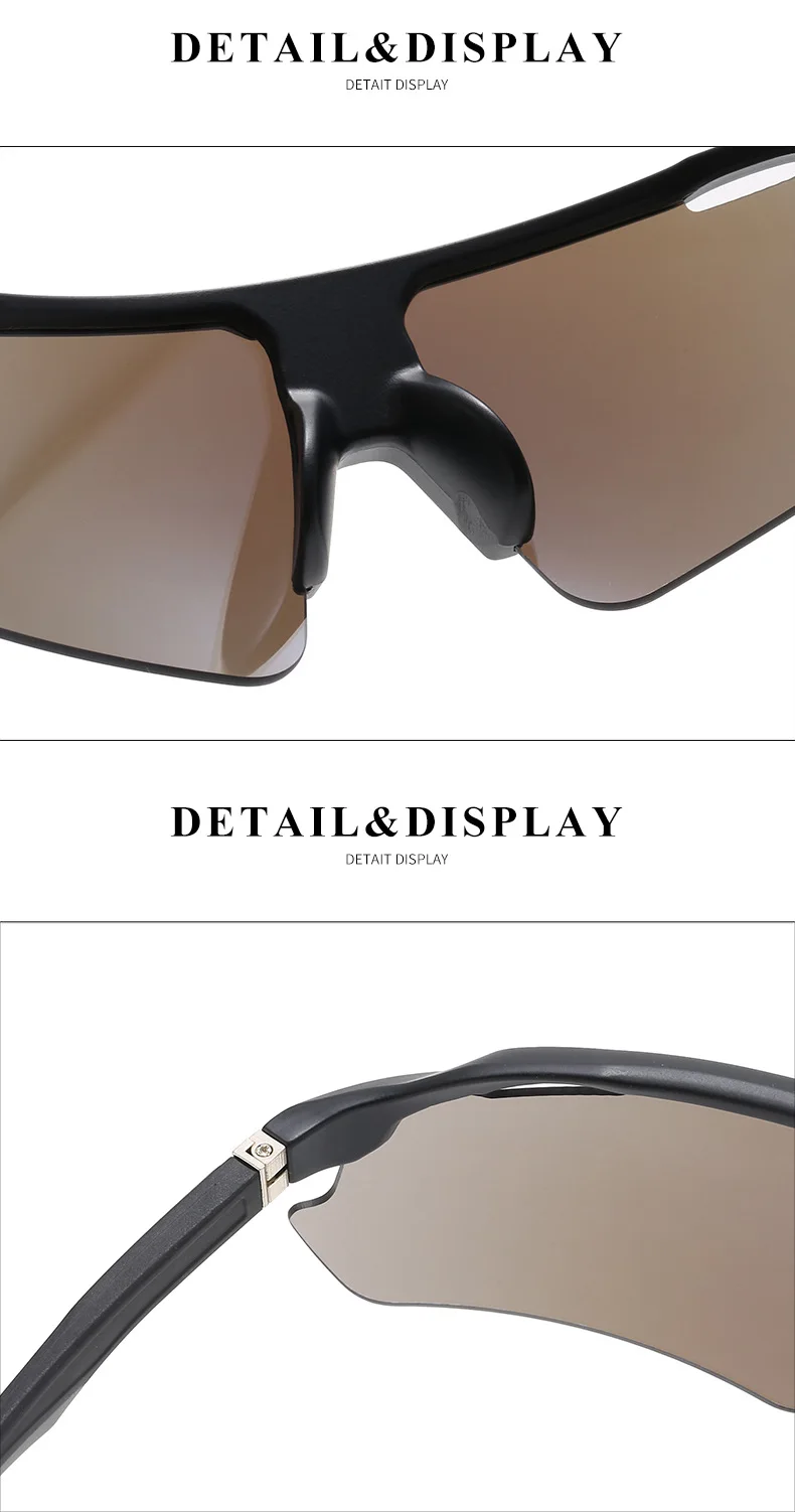 Fahrradbrille für Männer und Frauen, Outdoor-Sport, bunte Sonnenbrille, neue modische winddichte Sonnenbrille 8829 – Detail 17