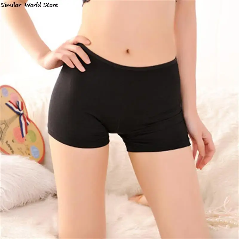 Soft Cotton Seamless Safety Short Pants Summer Under Skirt Shorts Modal Ice Silk Breathable Short Tights Underwear images - 6