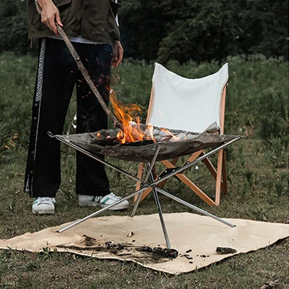 Outdoor Camping Fireproof Cloth Picnic Barbecue Insulation Mat Flame Retardant High Temperature Fire Blanket Fiberglass Mat fireproof mat