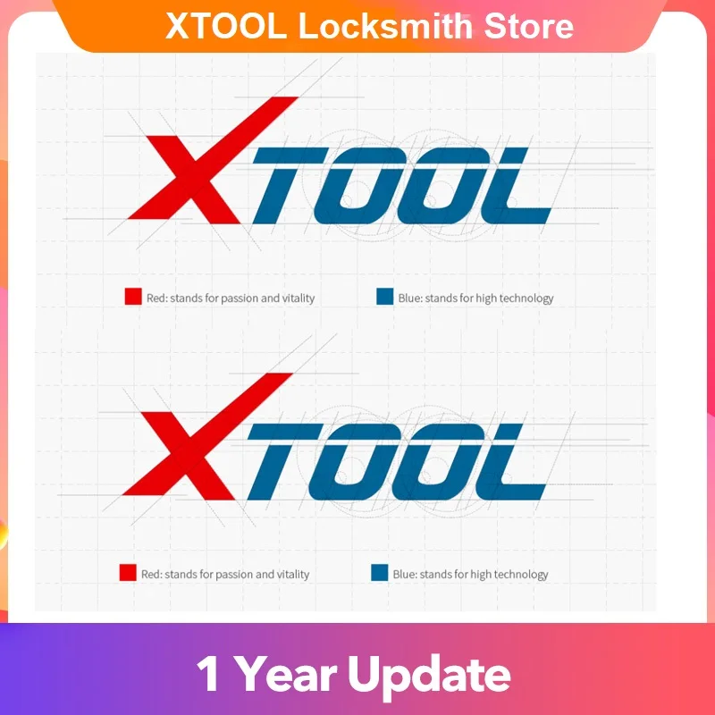 Xtool Tassa Di Aggiornamento Per X100 Pad3/X100Max/Ik618 D7 D8 D9 Programmatore Di Chiavi Un Anno Di Commissione Di Aggiornamento