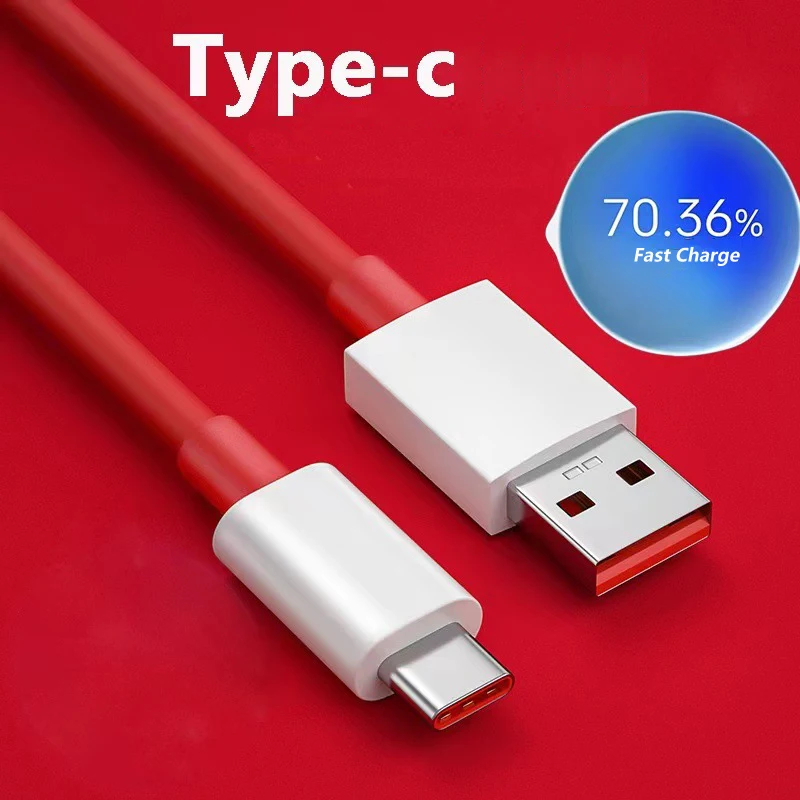 

USB Type C Cable C To C Fast Charger Data Wire For Oneplus 80W SUPERVOOC 2.0 Oneplus 8T 11 11R 10R Nord N30 2T 10 PRO Ace 2 2V