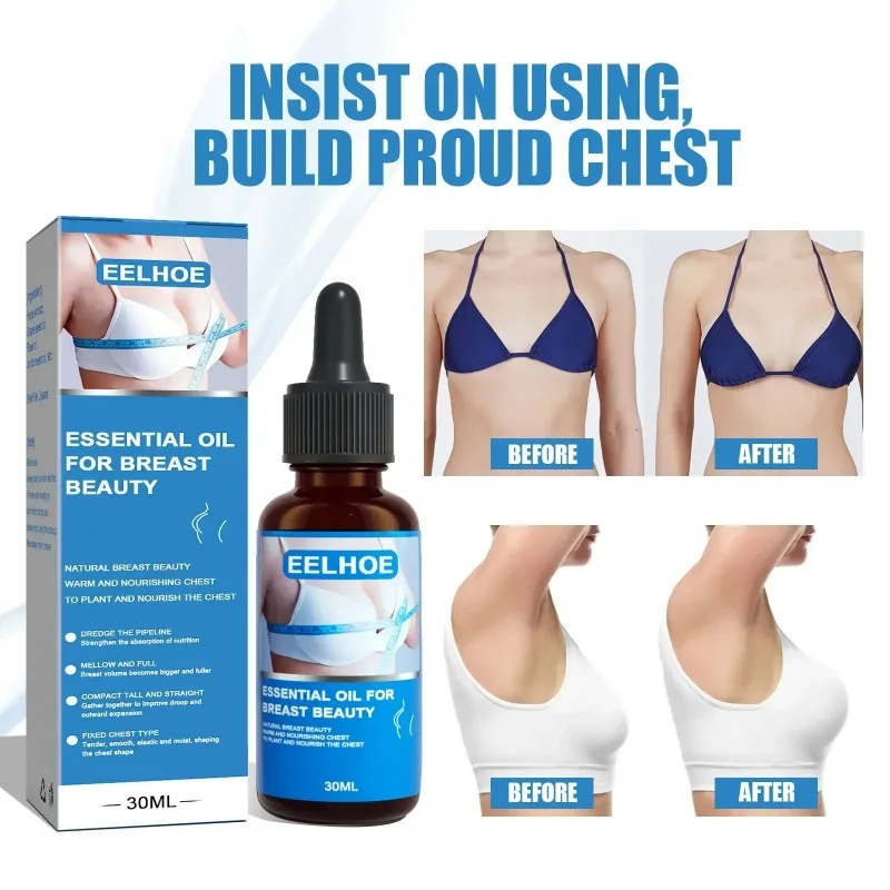 Fast Breast Lift Up Essential Oil Chest Growth Enlargement Firm Bust Tightening Plump Big Buttock Augmentation Body Care Cream eelhoe shaping cream fitness fat burning loss weight abdominal and chest muscles abdominal firming cream fast and free shipping