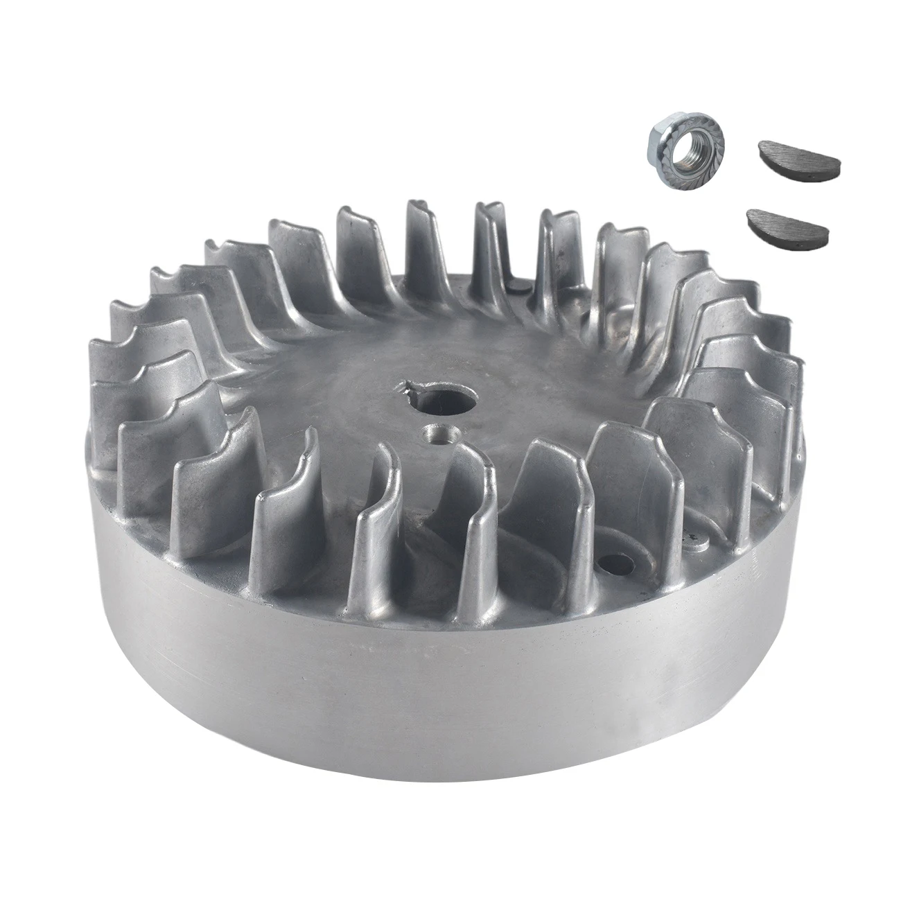 Aluminum Flywheel With #8 18 degrees key Flywheel Nut Kit For Predator 160cc 196cc 212cc 224cc Go Kart Engine flywheel for engine